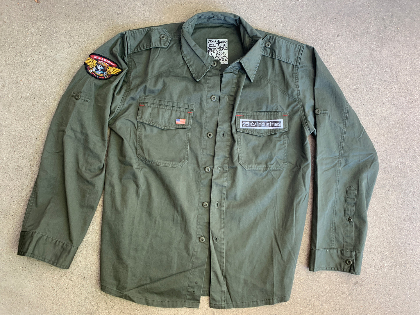 jk industries military jacket GREEN