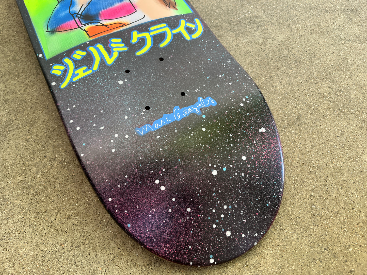 gonz dream girl GALAXY SIGNED 8.25 HAND PAINTED BACKGROUND