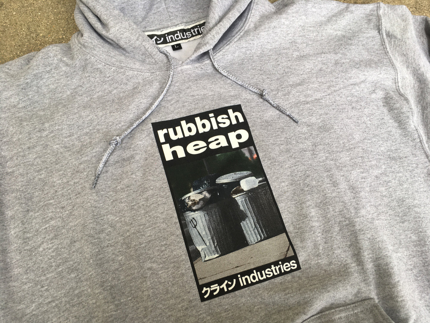 rubbish heap hooded sweatshirt - HEATHER GREY