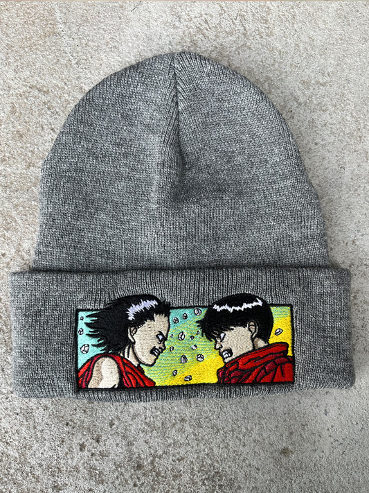 tetsuo vs. kaneda beanie - GREY