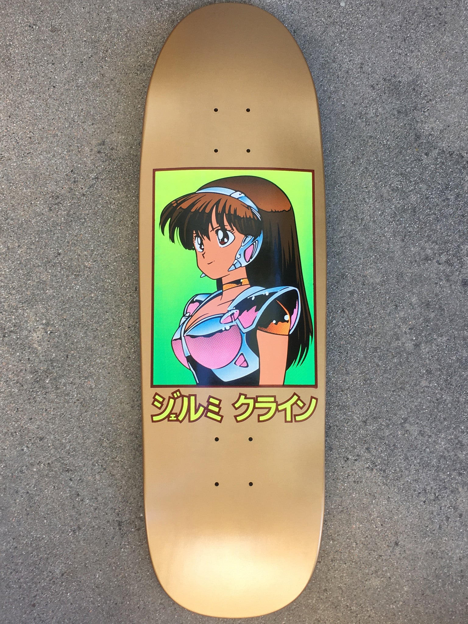 jeremy klein hand screened dream girl board DIPPED PINK original