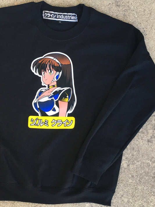 dream girl CREW sweatshirt - BLACK