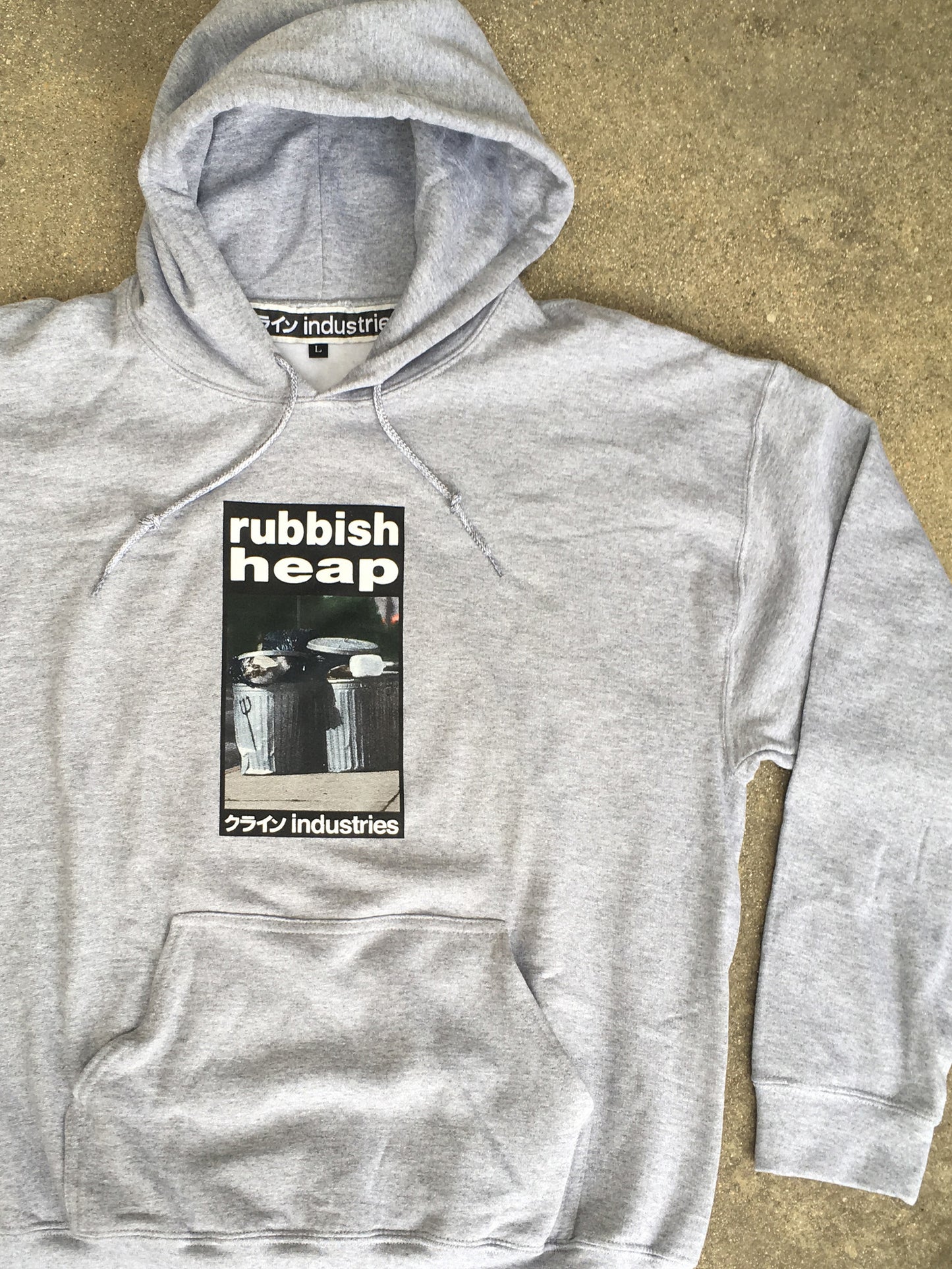 rubbish heap hooded sweatshirt - HEATHER GREY
