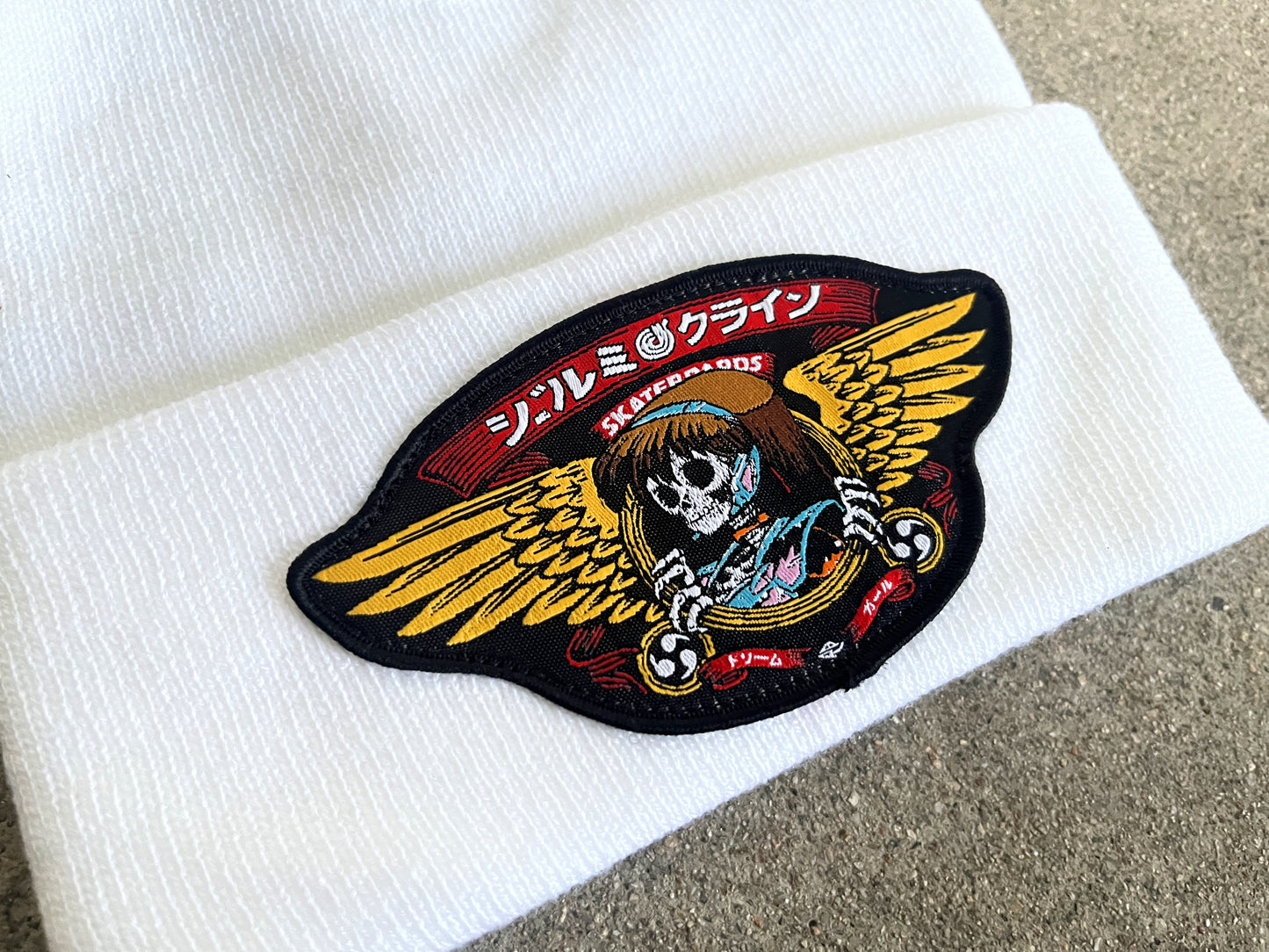 dream wings beanie - WHITE