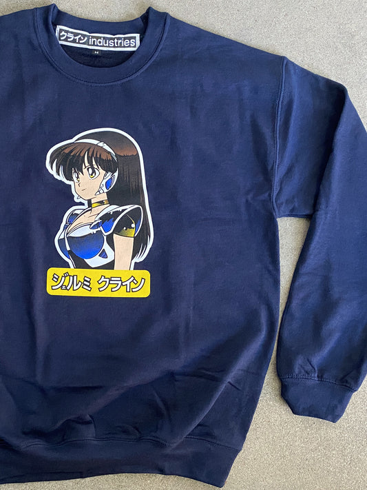 dream girl CREW sweatshirt - NAVY