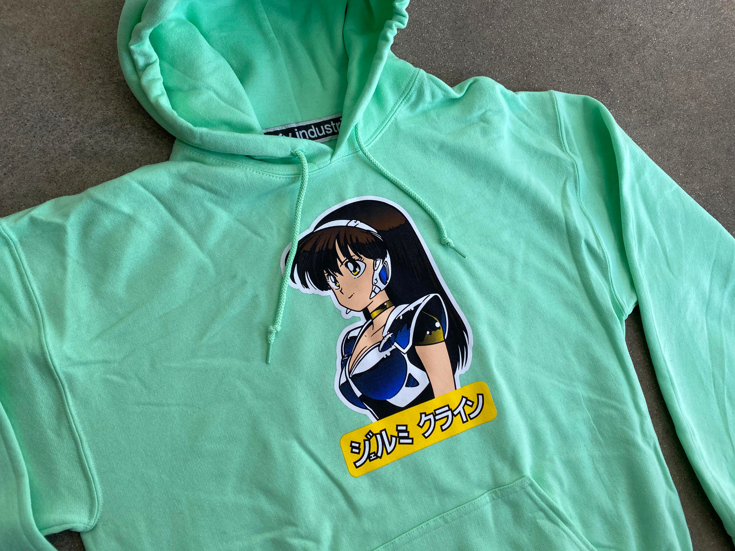 dream girl hooded sweatshirt - MINT GREEN