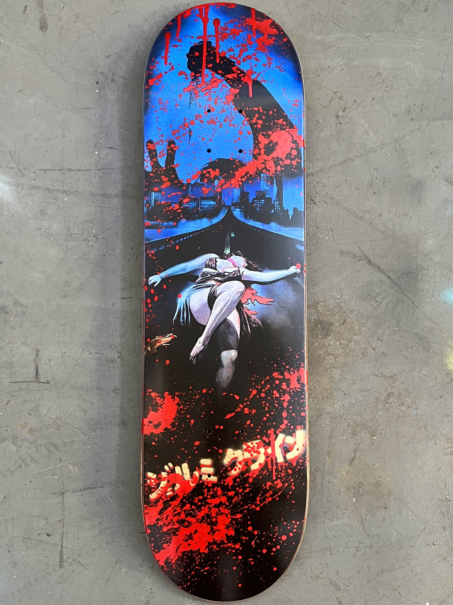 tokyo ripper 8.5 X 32 BLOOD EDITION ANODIZED BLUE SIGNED