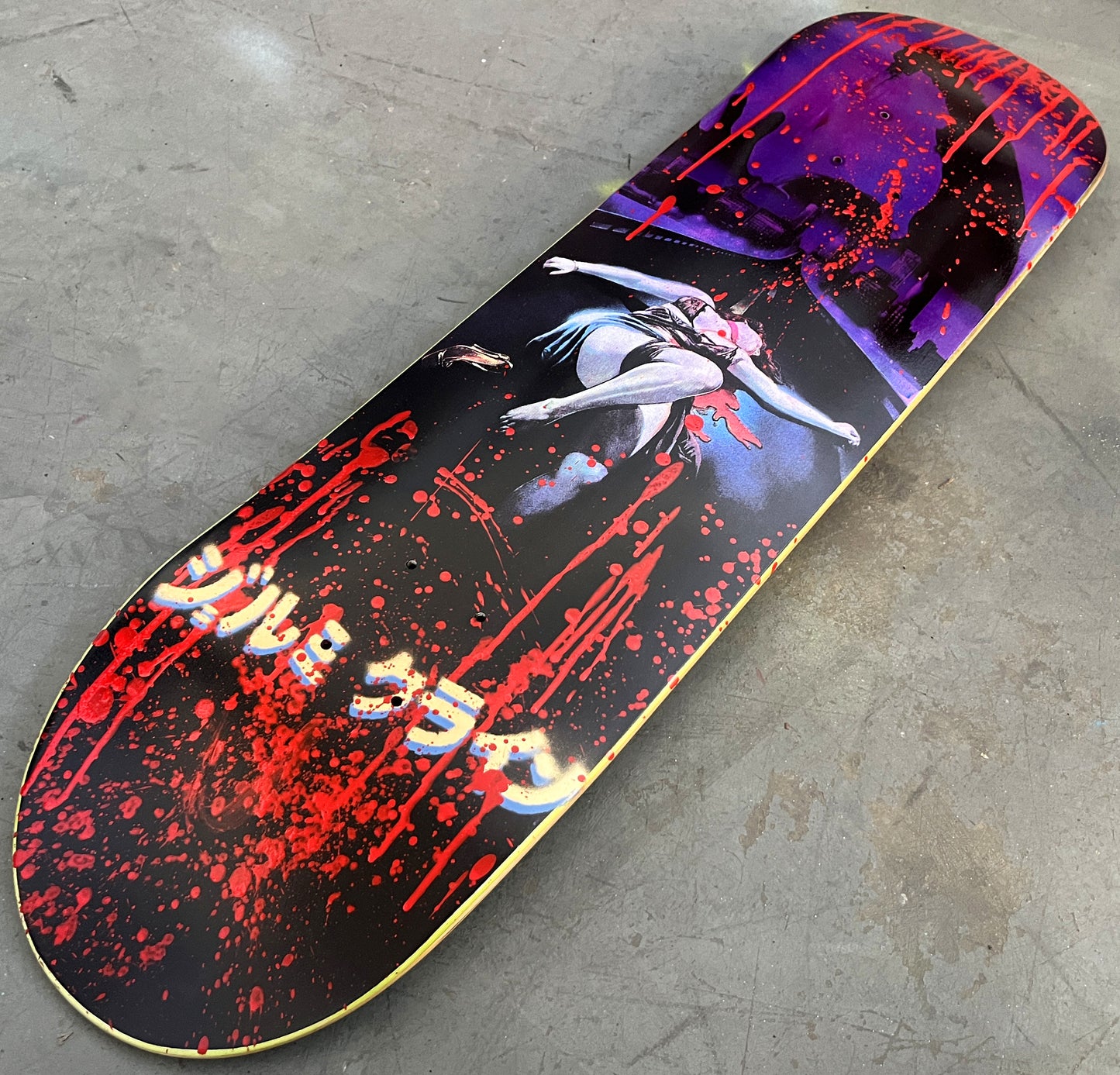 tokyo ripper 8.5 X 32 BLOOD EDITION ANODIZED PURPLE SIGNED