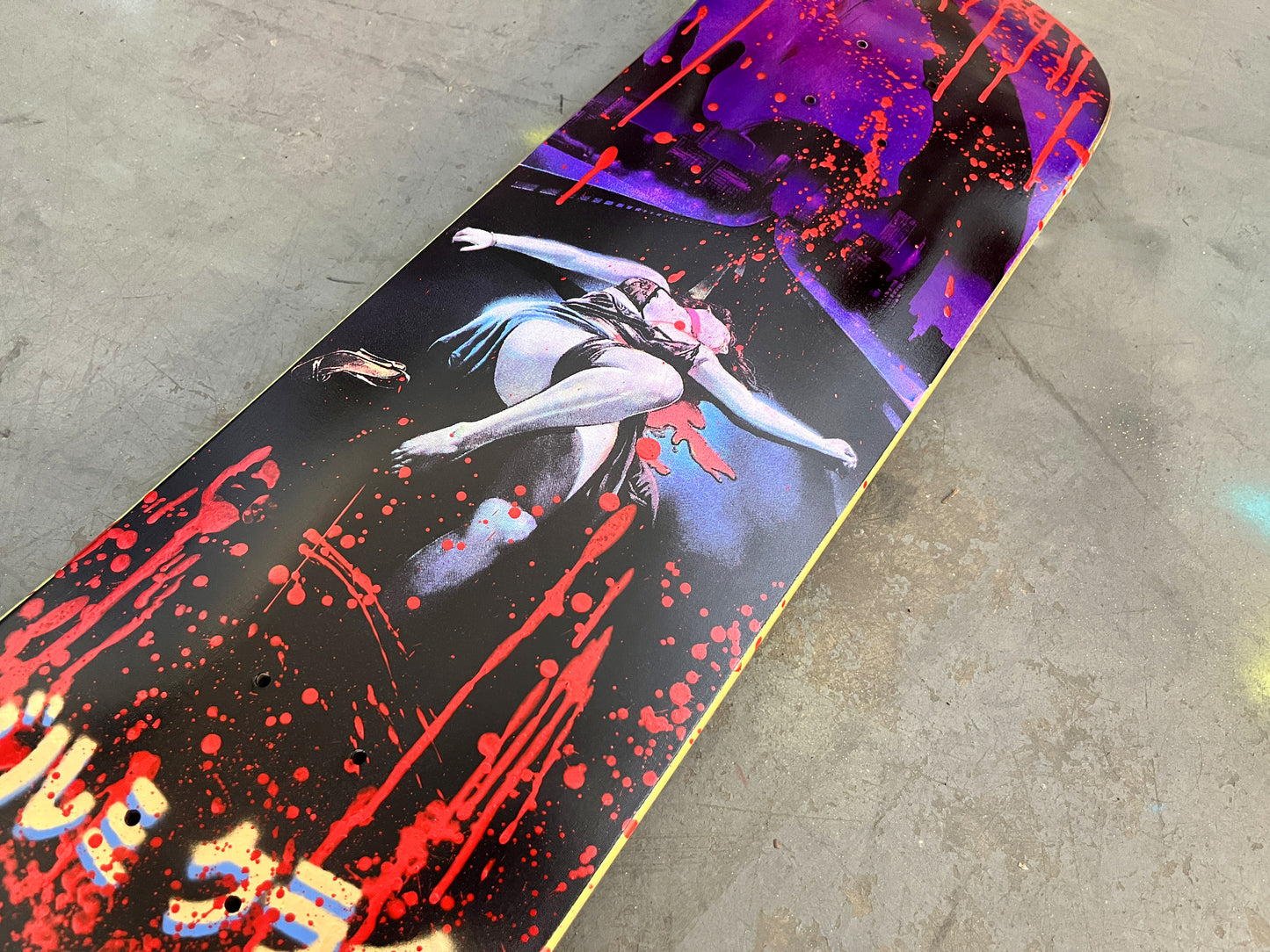 tokyo ripper 8.5 X 32 BLOOD EDITION ANODIZED PURPLE SIGNED