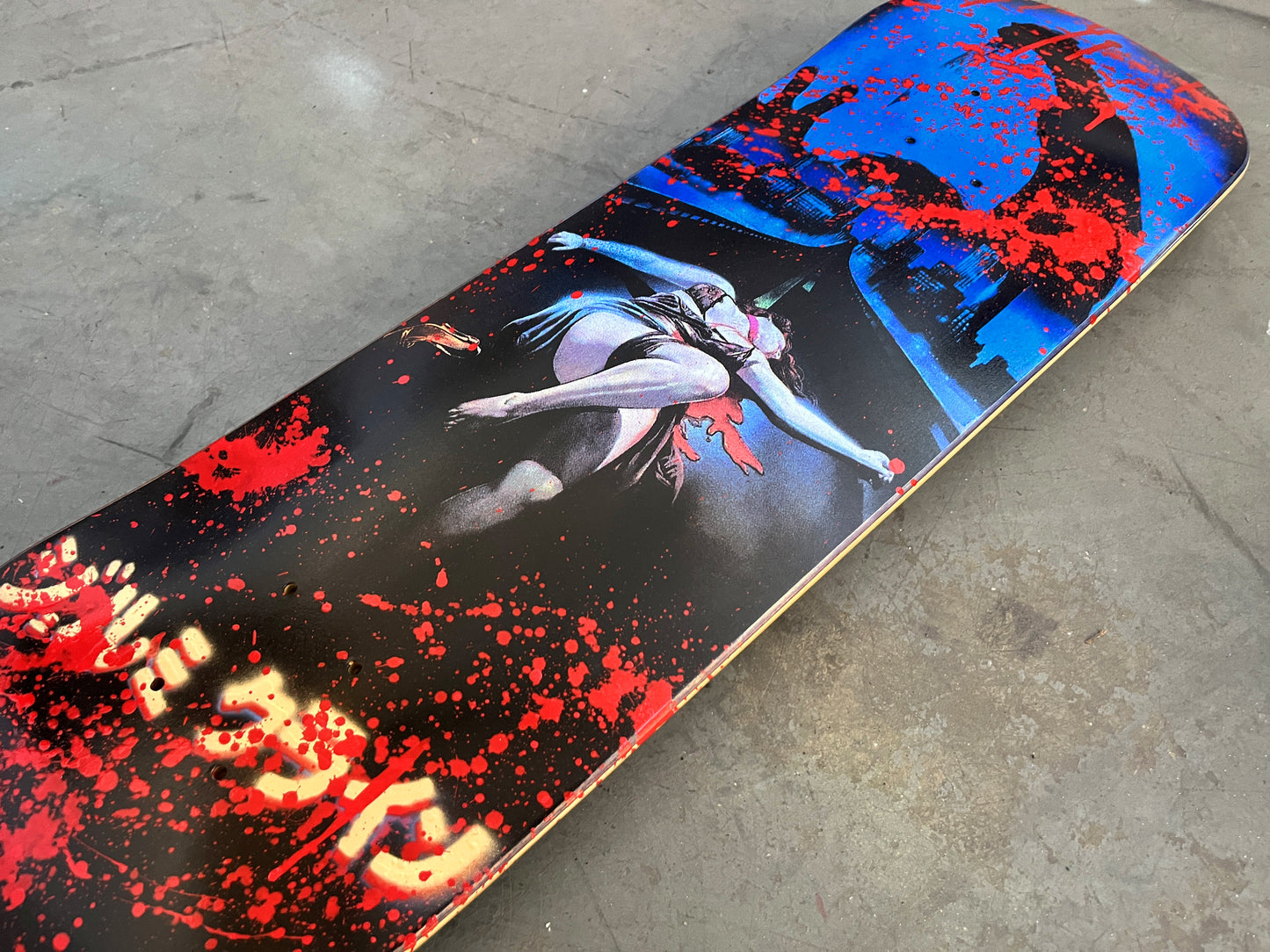 tokyo ripper 8.5 X 32 BLOOD EDITION ANODIZED BLUE SIGNED