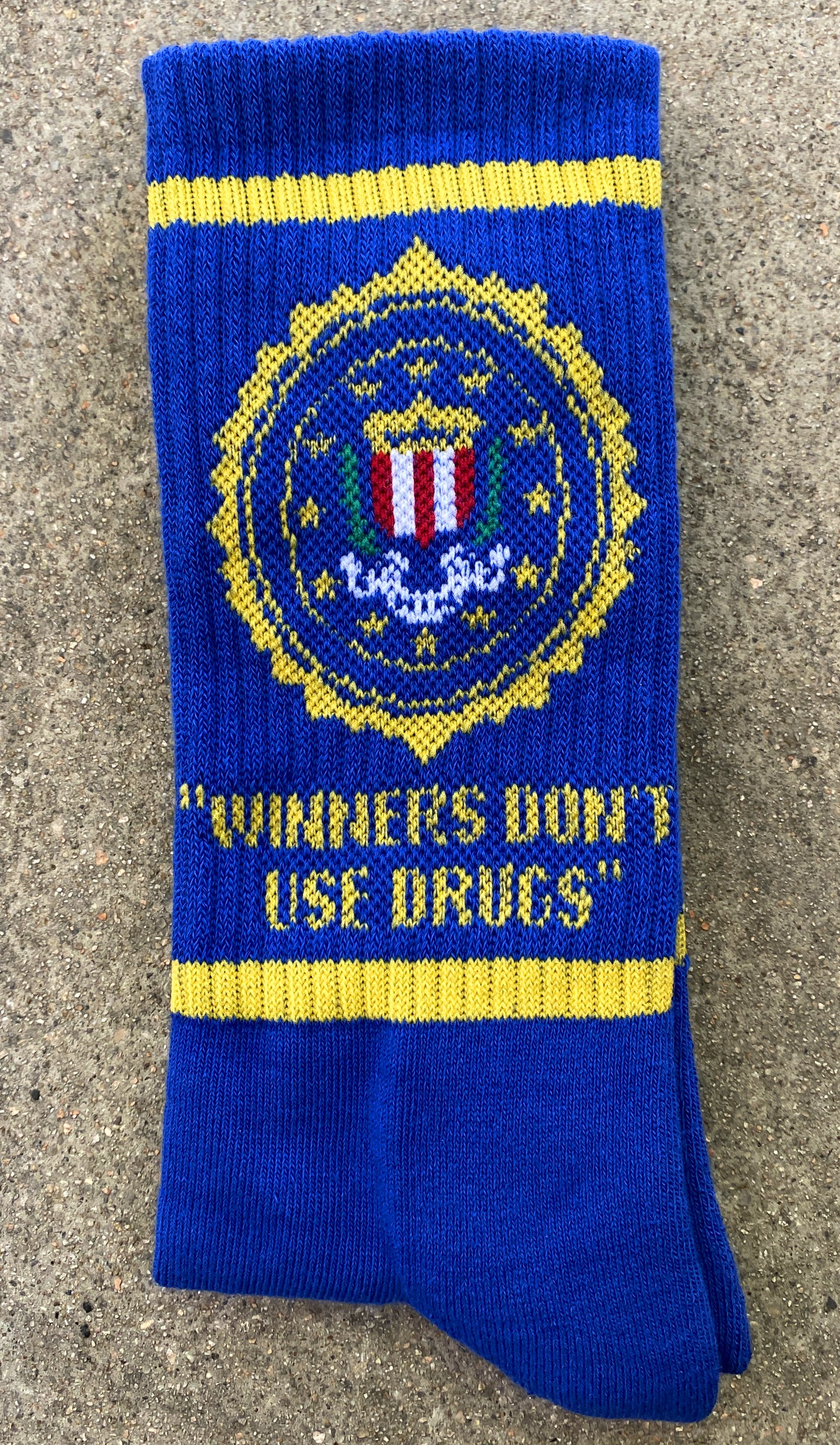 drugs socks - ROYAL BLUE