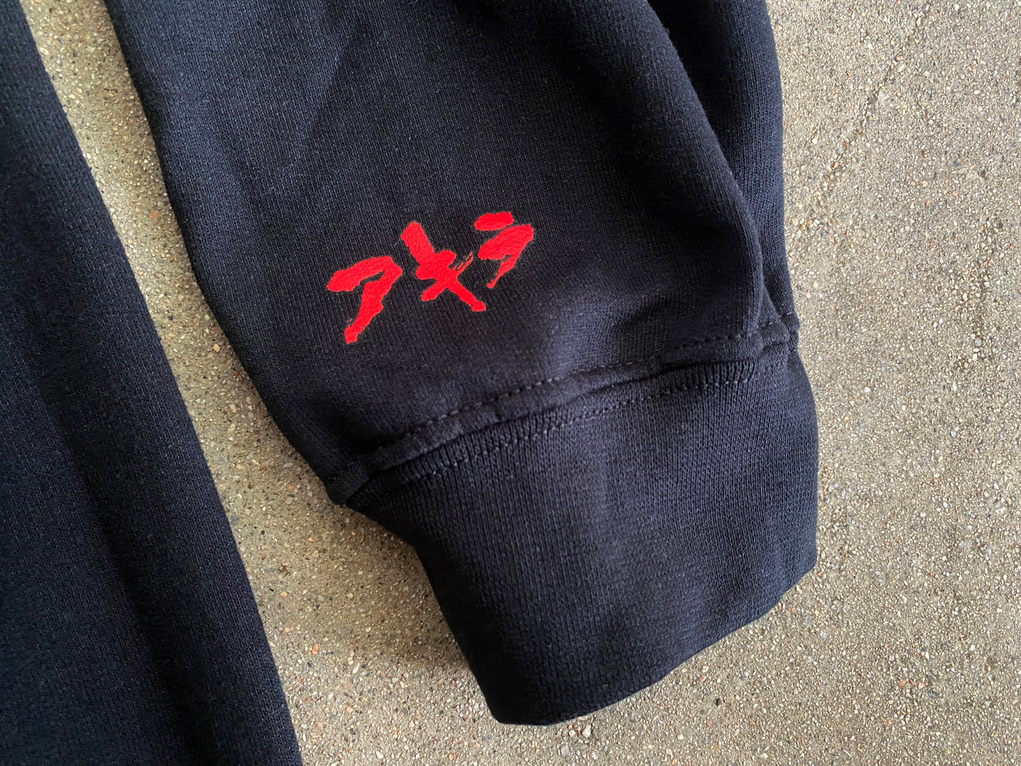 neo tokyo hooded sweatshirt - BLACK