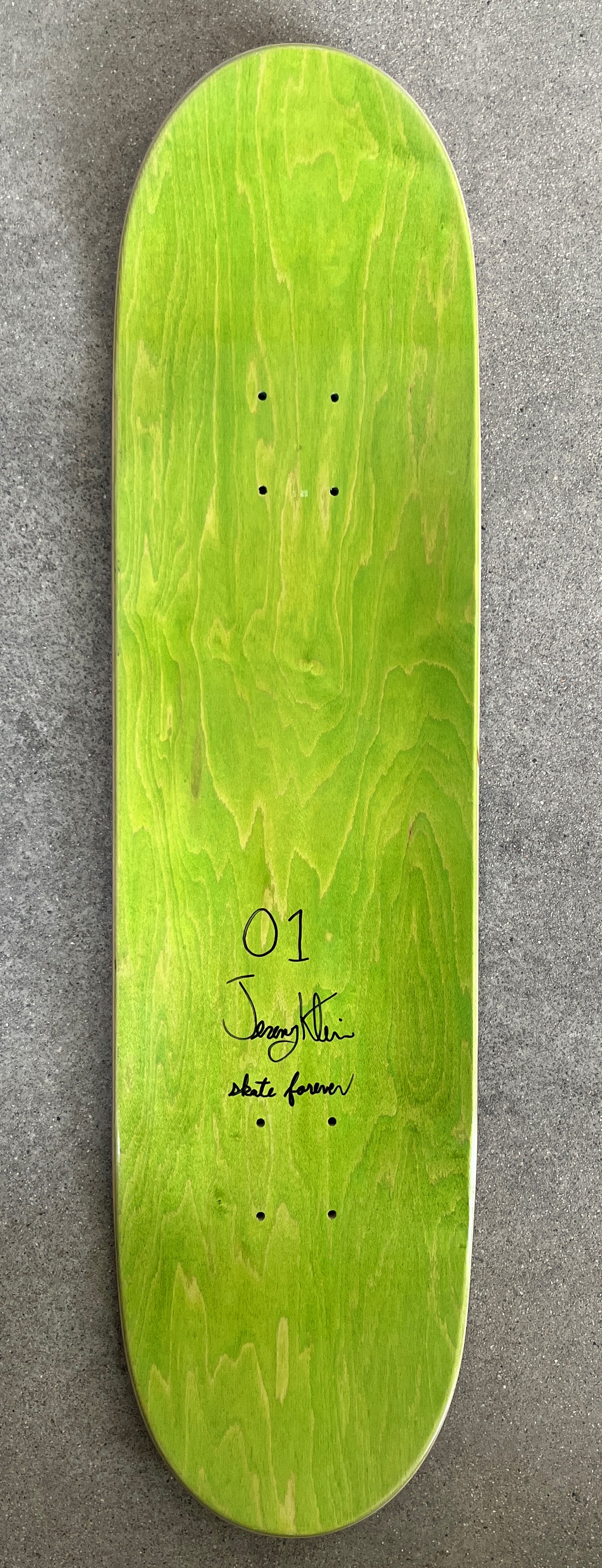 SIGNED HAND PAINTED hatsune board YELLOW