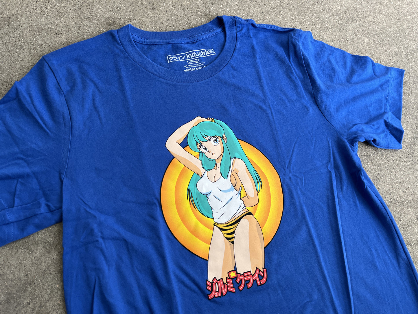 lum chan 3 t-shirt ROYAL BLUE