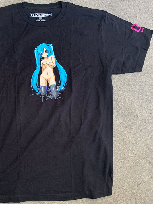 hatsune t-shirt BLACK