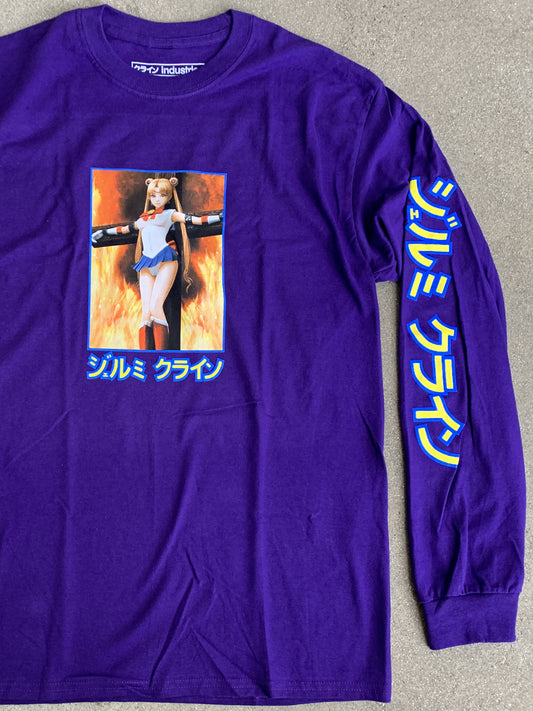 eternal moon LONG SLEEVE t-shirt PURPLE