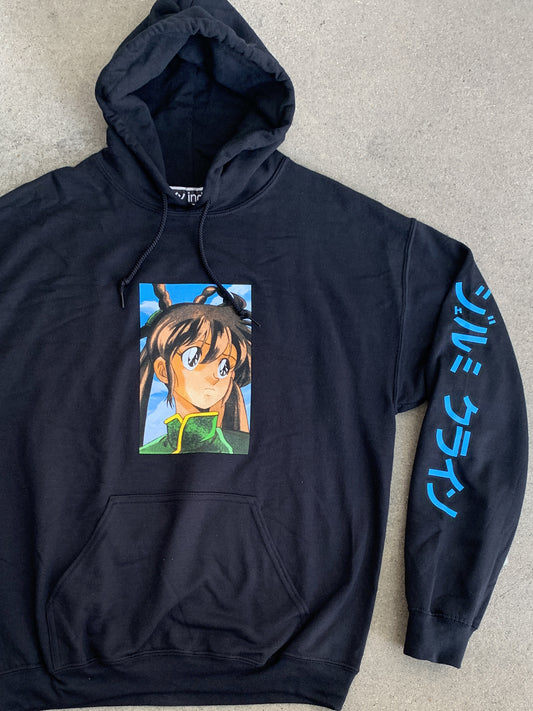 yoko hooded sweatshirt - BLACK